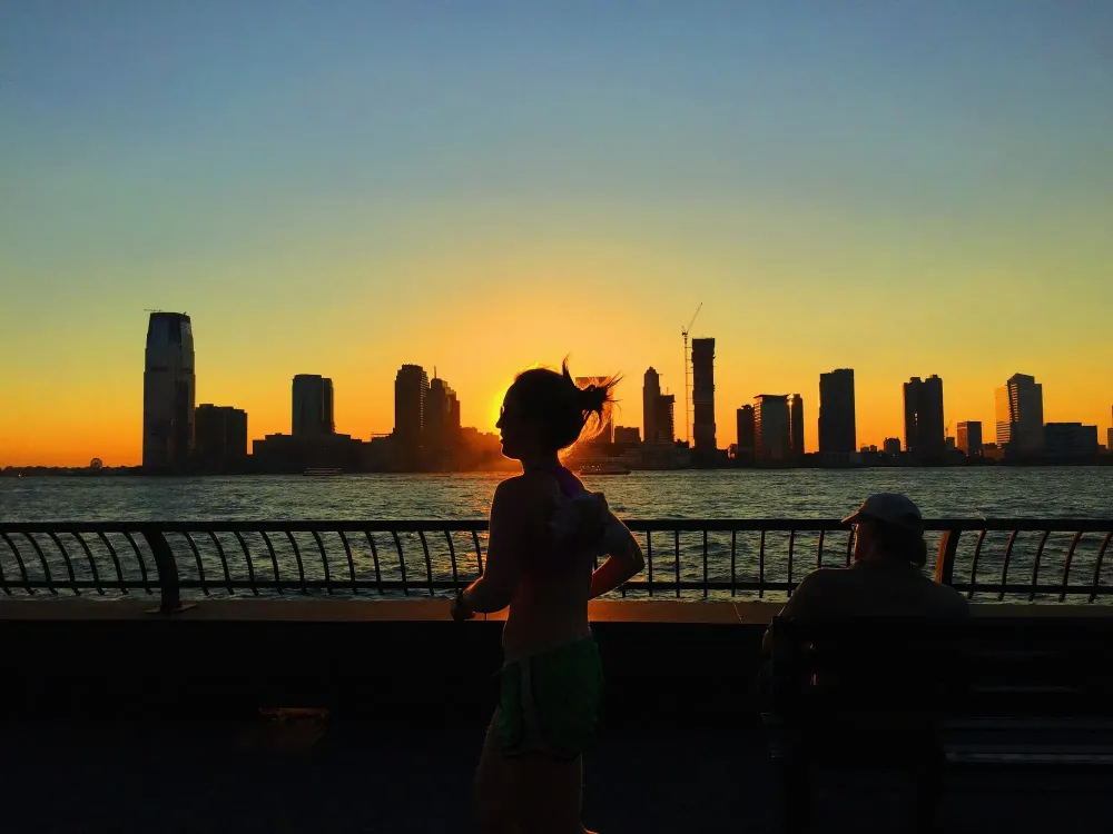 woman running